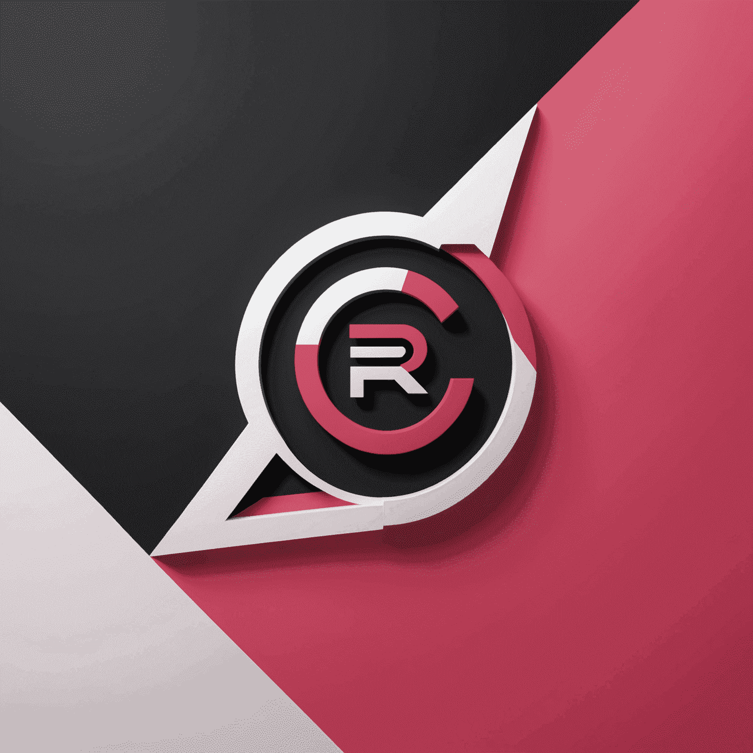 شعار rechaqule_com يظهر تصميمًا حديثًا يجمع بين الأحمر والوردي والأسود والأبيض، ويعكس حلول واجهة الهاتف المحمول