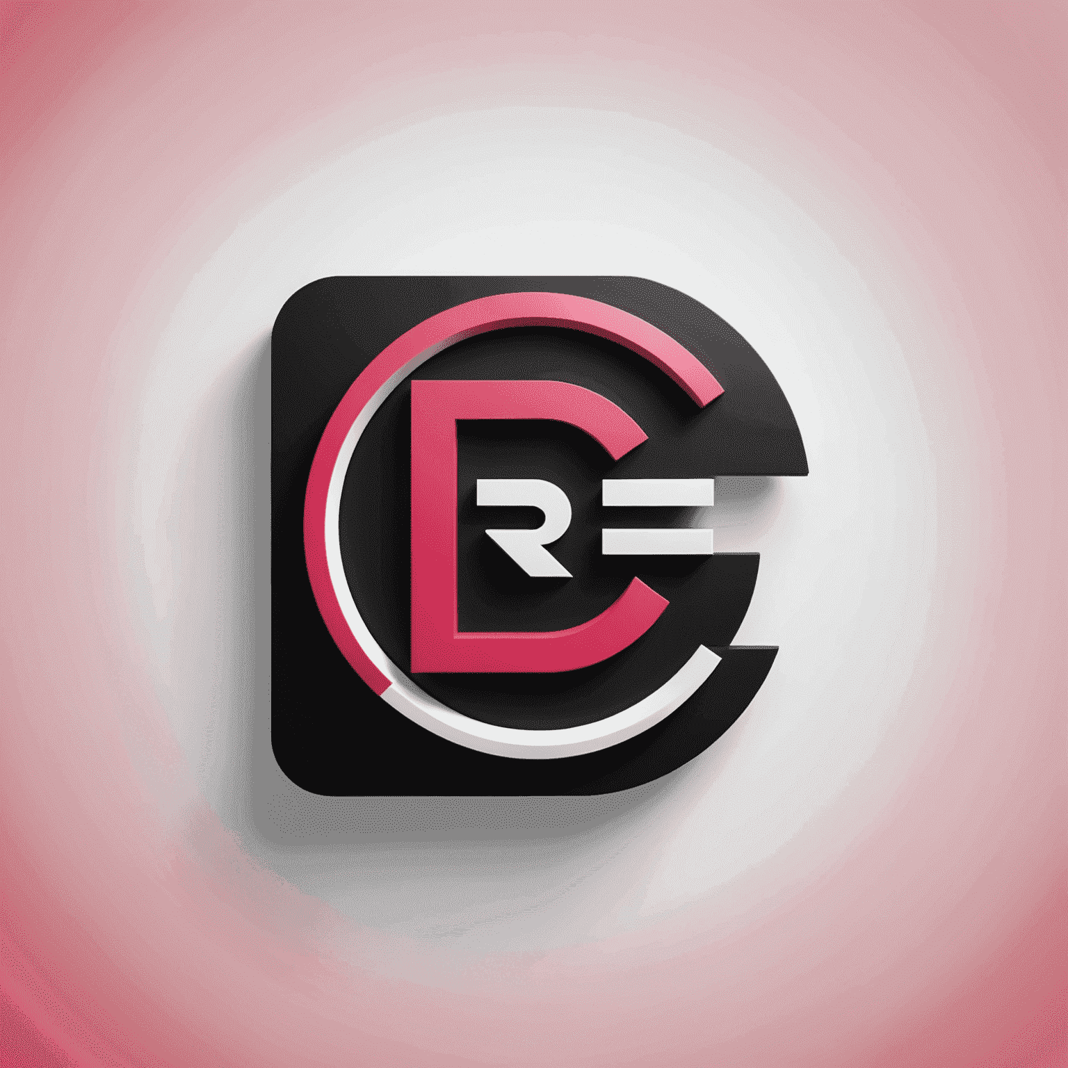 شعار rechaqule_com يظهر تصميمًا حديثًا يجمع بين الأحمر والوردي والأسود والأبيض، ويعكس حلول واجهة الهاتف المحمول
