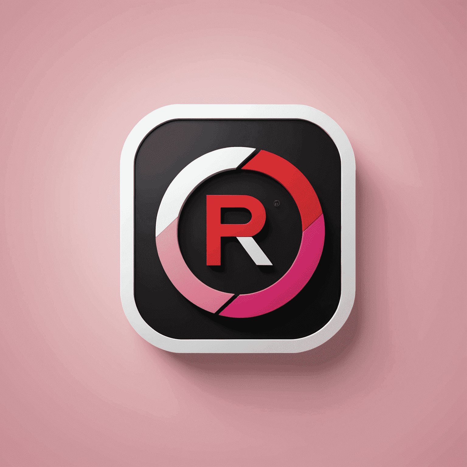 شعار rechaqule_com يظهر تصميمًا حديثًا يجمع بين الأحمر والوردي والأسود والأبيض، ويعكس حلول واجهة الهاتف المحمول