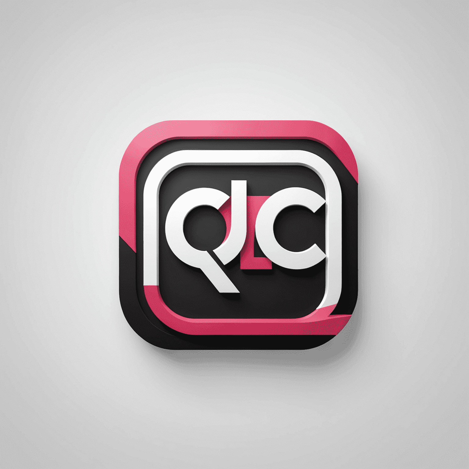 شعار rechaqule_com يظهر تصميمًا حديثًا يجمع بين الأحمر والوردي والأسود والأبيض، ويعكس حلول واجهة الهاتف المحمول